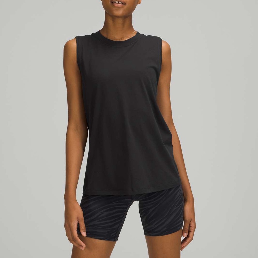 Lululemon All Yours black Tank Top size 12